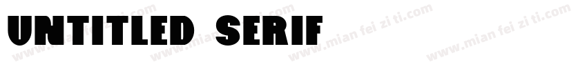 Untitled Serif字体转换